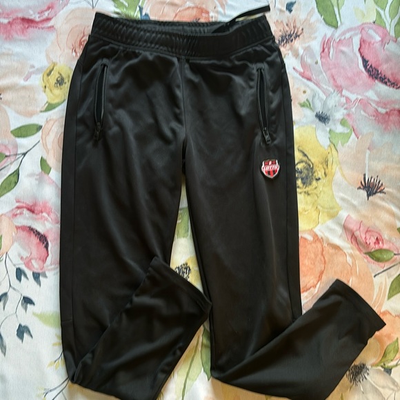 Kids Lotto Black Athletic Pants - Picture 1 of 7